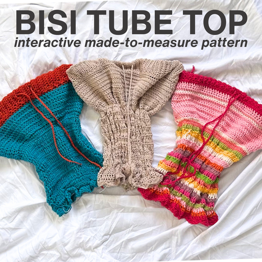 Bisi Tube Top Pattern